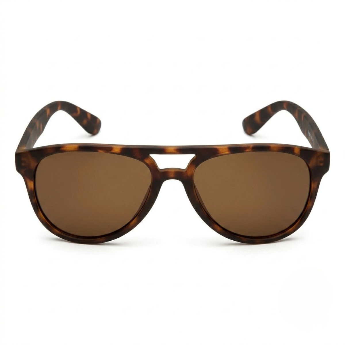 Modern Aviator Sunglasses - Matte Tortoiseshell